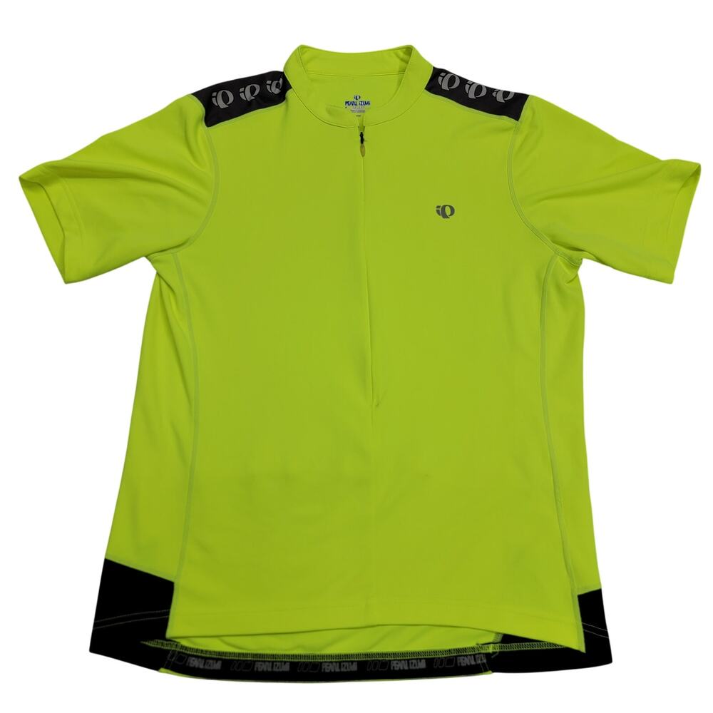 Pearl Izumi Select Mens Large Neon Yellow Short Sleeve Cycling Jersey